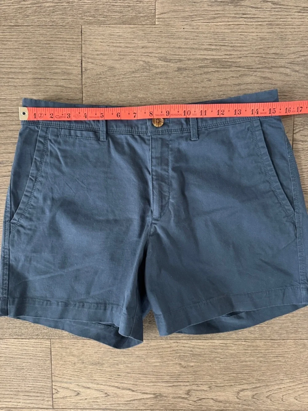 🌼BANANA REPUBLIC🌼 Mid-Rise Navy Chino Shorts, Size 4 - Picture 4 of 7